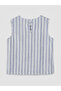 Blue Striped Girls' Set - 4