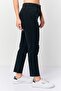 Women Mom Fit Washed Stretchable Jeans, Black - 4