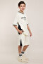 Color Block T-Shirt & Shorts Set - 3