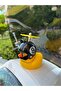 Duck with Helmet and Propeller Motorcycle Ornament - Vehicle Dashboard Ornament No. 8 with Helmet - 4