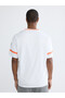 Vizyon New Season Oversize Printed V-Neck Men's T-Shirt - 5