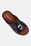 Men Slip On Arabic Sandals, Black - 4