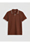 Nevavm Polo Collar Pique Men's T-Shirt with Difference - 5
