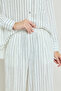Striped Wide Leg Pants with Elastic Waist - 5
