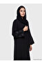 Two Mt Shop Quality Lcw Modest Black Crepe Patterned Long Robe - 2