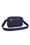 Daily Small Size Waterproof Crinkle Fabric Women's Phone and Messenger Bag Navy Blue - 3