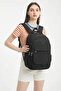 Large Size Laptop Compartment Multi-Pocket Waterproof Crinkle Fabric High School School Bag Sand - 6