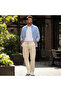 Men's Premium Off-White Cotton Cargo Trousers - 2