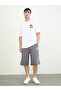 Men Oversized Cotton Blend T-Shirt and Shorts Set - 3