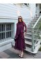 Mürdüm Magia Shawl Dress - 3446 - 7