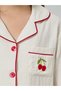 Teen Girls Textured Long Sleeve Shirt and Pyjama Set - 4