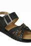 167211.Z Black Women's Flat Sandals - 7