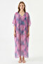 Remsa Tesettür Swimsuit over Design Single Kaftan Pareo Rdp26 Lilac - 2