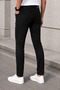 Men's Black Stone Slim Fit Stretch Fabric Jean Trousers - 2