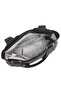 Daily Medium Size Waterproof Crinkle Fabric Women's Shoulder Bag Black - 5