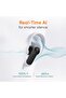 Buds T500 Pro TWS Earbuds, 12.4mm Drivers, 50dB ANC, 56H Playtime, BT 6.1 (Orange Mint) - 7