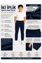 Combed Cotton Trousers for School and Casual Use Boys Girls Unisex - 3