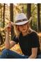 Unisex Internally Adjustable Metal Buckle Patterned Cowboy Hat Fedora Hat - 2