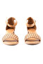 Genuine Leather Camel Heeled Women's Sandals - Z26007 - 3