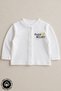 Unisex Baby Lamb Printed 100% Cotton 3-12 Months Seasonal Combed Cotton Baby Cardigan - 2