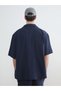 Loose Fit Resort Collar Muslin Men's Shirt (S6) - 5