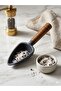 Acacia Wood Handle Silicone Measuring Scoop - Luxurious and Durable Flour Rice Measuring Scoop. - 5