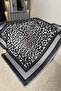Leopard Pattern Polka Dot Twill Silk Scarf Shoulder Shawl Foulard Accessory
