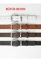 Women's Belt Plus Size Casual Buckle Bridge Detail