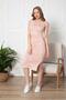 Women's Patterned Slit Bodycon Combed Cotton/Viscose Casual Dress - 4