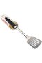 Home Pro Slotted Turner with Handle, Silver/Black - 2