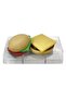 DIY 6 Layer Hamburger Block Squishy Squeeze Toy – Fidget Stress Ball for Kids & Adults | Soft Sensory Decompression Toy for Anxiety Relief & Study Focus - 4
