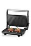 2 Slice Grill Maker Electric Sandwich Press Non Stick Compact Panini Toaster for Fast Breakfast Snacks and Easy Cleaning Kitchen Appliance - 2