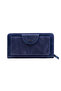 2737 Genuine Leather Wallet with Phone Compartment, Zipper, Multiple Compartments, Card Holder, Daily Use B