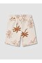 Lcw Kids Palm Tree Patterned Boys T-Shirt and Shorts - 7