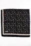 Women's Black Ecru Floral Patterned Stitched Writing Pad - 2