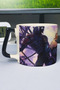 كوب سيراميك فاخر مطبوع عليه Mass Effect (قطعة واحدة) بمقبض أسود خاص بمقبض مموج V5D