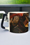 Elden Ring Printed Ceramic Luxury Mug (1 Piece) Special Black Handle Wave Handle V2D