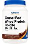 Grass-Fed Whey Protein Isolate - Non-GMO, Gluten Free, Natural Flavors