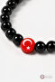 Turkish Flag Children's Beaded Bracelet Black Moon Star Elastic Bracelet - 4