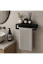 Rafli Havluluk - Hand Towel Rack - Self-Adhesive (Black)