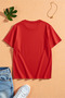 Unisex Heart Printed Design T-shirt - 2