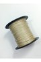 1 mm 100 Meters Dark Beige Color Waxed Cord Horsehair Leather Sewing Necklace Jewelry Design Bracelet Cord - 3