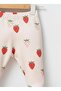 Strawberry Patterned 10 Piece Newborn Hospital Release Baby Set 100% Cotton - 4
