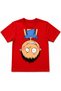 Unisex Oversize T-Shirt Reverse Child Printed 100% Cotton T-Shirt Comfortable Fit