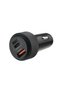CR100 38W Super Fast Car Charger Adapter Dual Port PD 20W & QC 18W Aluminium Alloy Black - 2