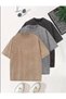 3-Pack Basic Unisex Washable Vintage Oversize T-Shirt