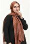 شال منقوش بنمط عرقي 70225-12 تان - 2