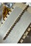 Xuping Zircon Stone Asymmetric Sequin Chain Bracelet - 4