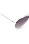 Polarized Sunglasses Silver Frame Purple Mirror Lens 59mm - R058PR3PV - 5