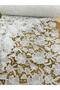 White House Flower Corded Guipure Fabric |   130 cm |   Wedding Dress and Kaftan Lace - 4